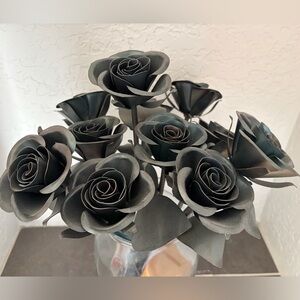 Elegant Metal Rose Bouquet